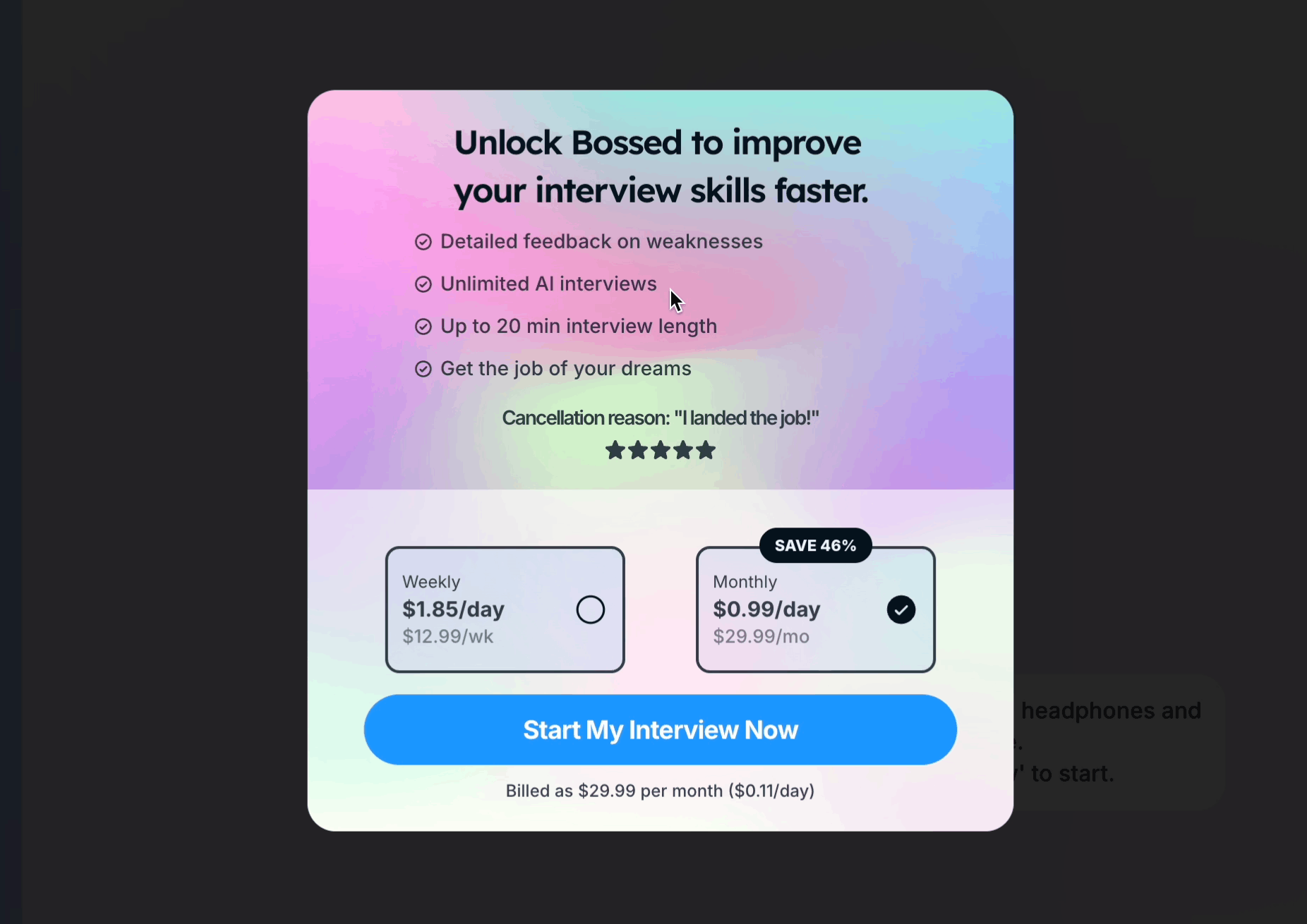 Bossed paywall