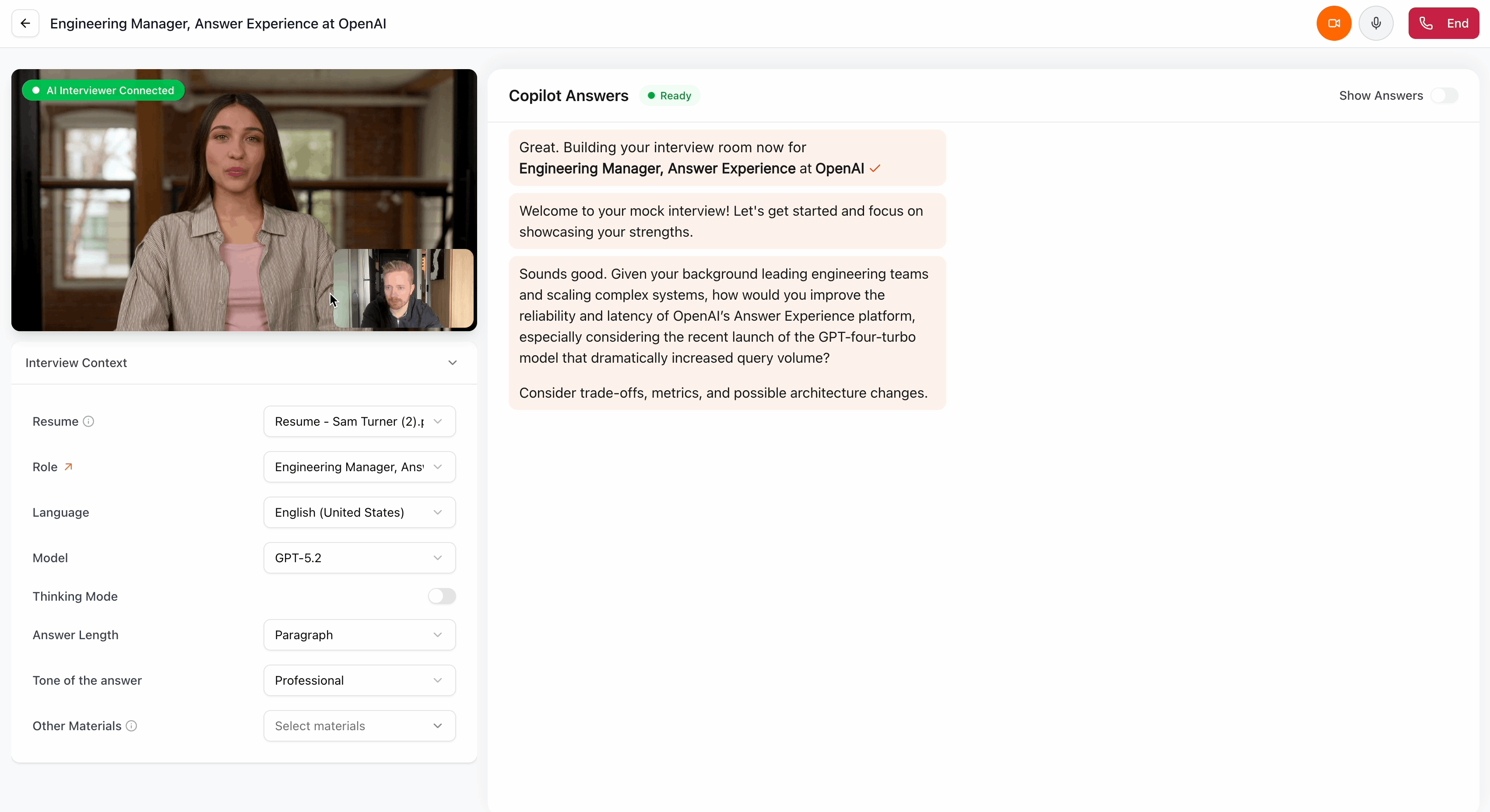 Final Round AI mock interview