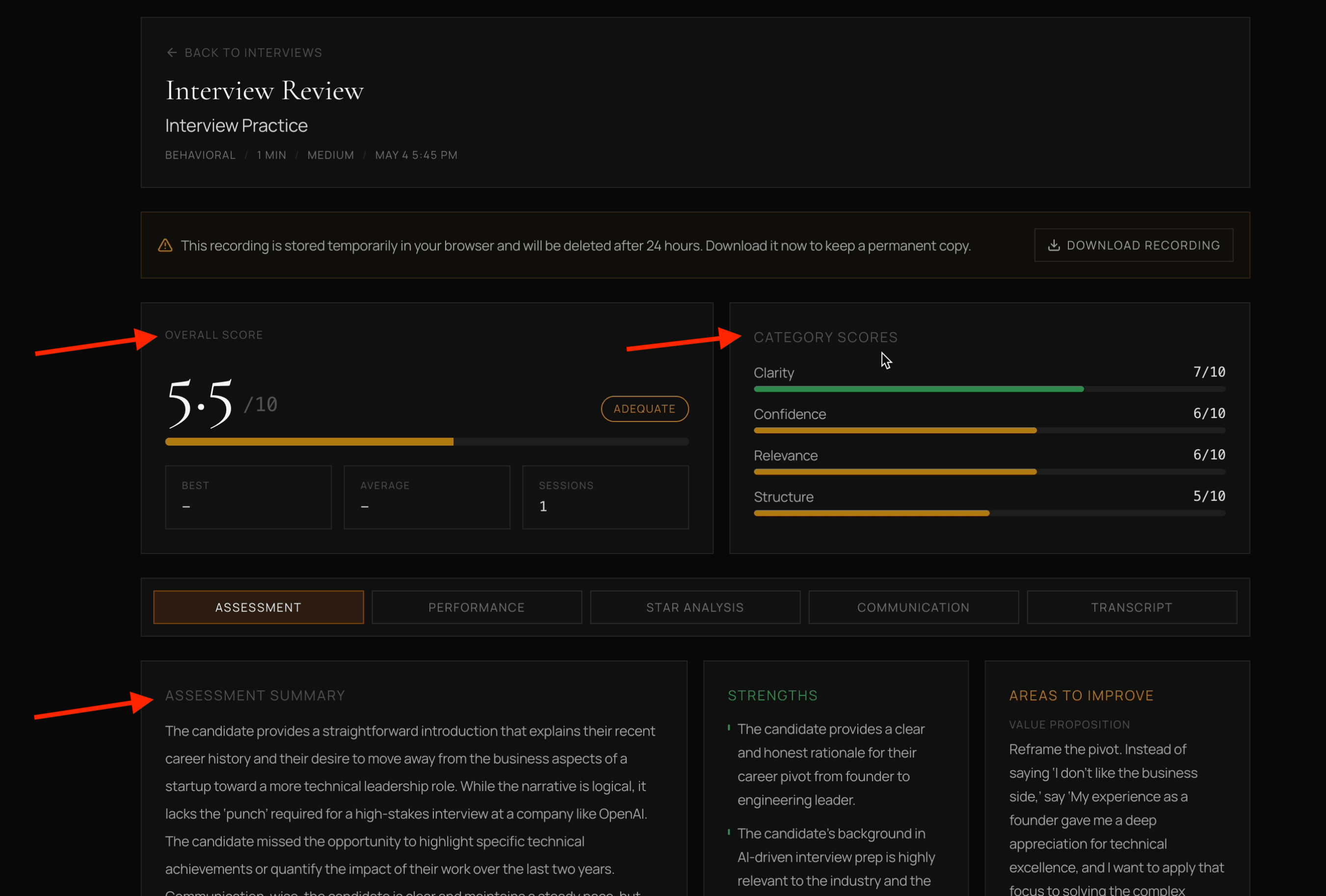 Mootwise feedback